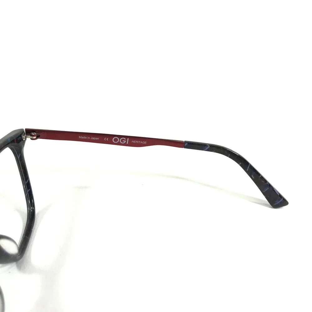 Ogi HERITAGE Eyeglasses Frames 9109/1939 Purple Red Cat Eye Full Rim 49-17-135